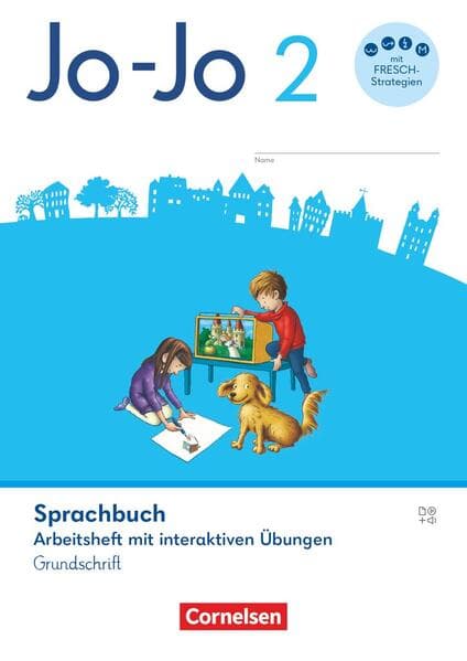 Jo-Jo Sprachbuch 2. Schuljahr - Allgemeine Ausgabe 2024 - Arbeitsheft mit interaktiven Übungen in Grundschrift