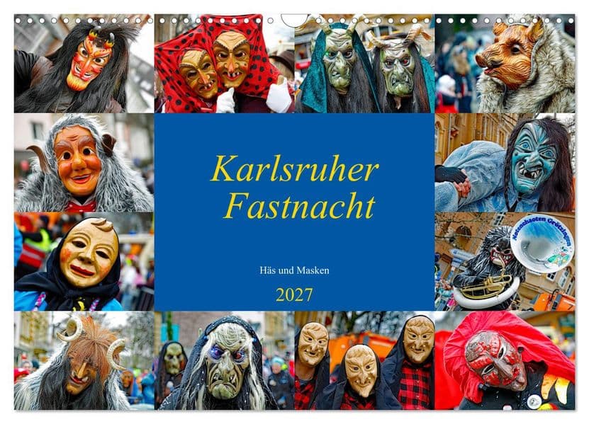 Karlsruher Fastnacht (Wandkalender 2027 DIN A3 quer), CALVENDO Monatskalender