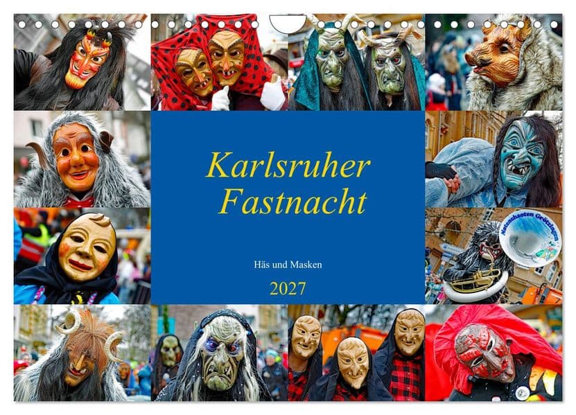 Karlsruher Fastnacht (Wandkalender 2027 DIN A4 quer), CALVENDO Monatskalender