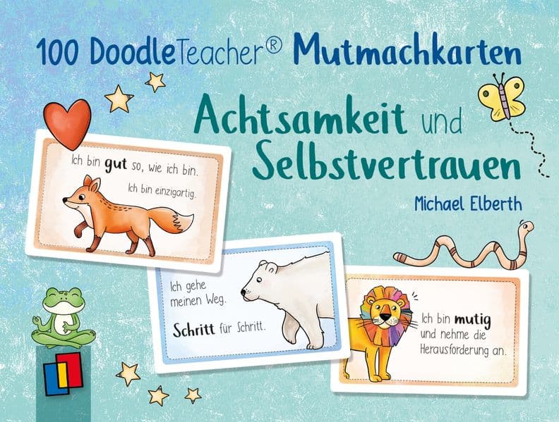 100 Doodleteacher Mutmachkarten - Achtsamkeit und Selbstvertrauen
