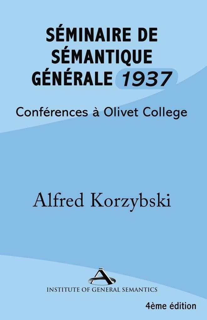 Séminaire de Sémantique Générale 1937