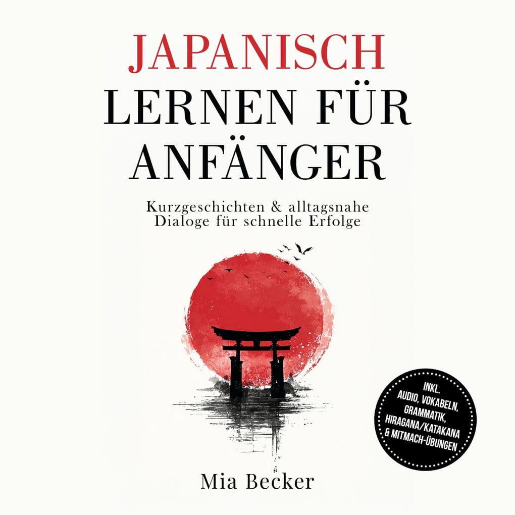 Japanisch lernen für Anfänger: Kurzgeschichten & alltagsnahe Dialoge für schnelle Erfolge inkl. Audio, Vokabeln, Grammatik, Hiragana/Katakana & Mitmach-Übungen