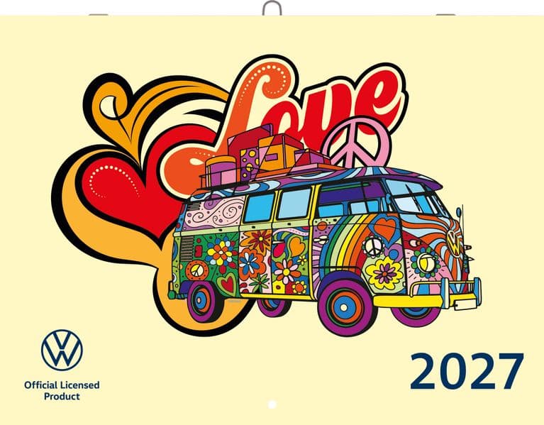 VW Broschürenkalender Illustrationen 2027