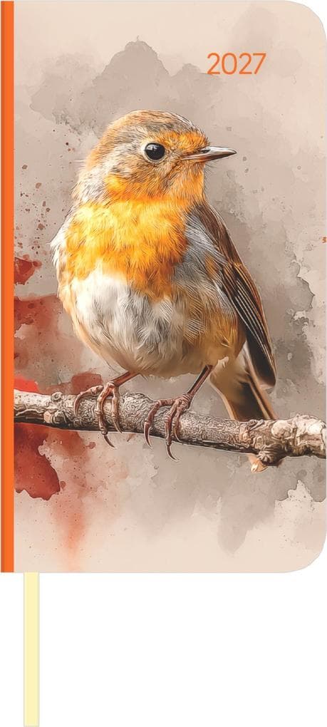Lady Journal Slim Bird 2027