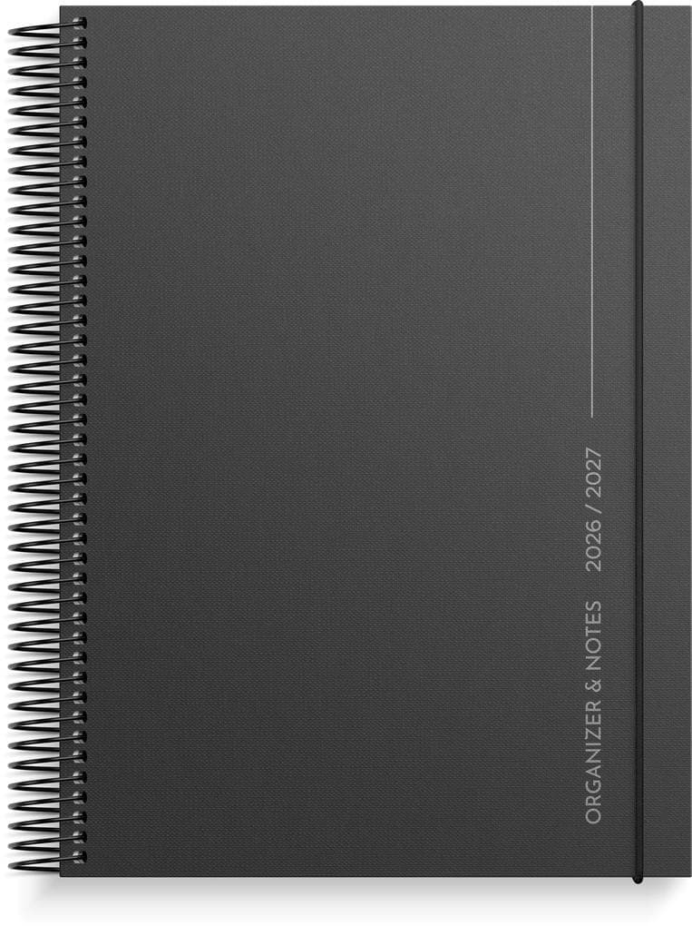 Organizer & Notes A5 26/27 Schwarz