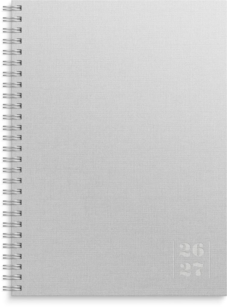 Kalender 26/27 Senator A5 Textil Hellgrau