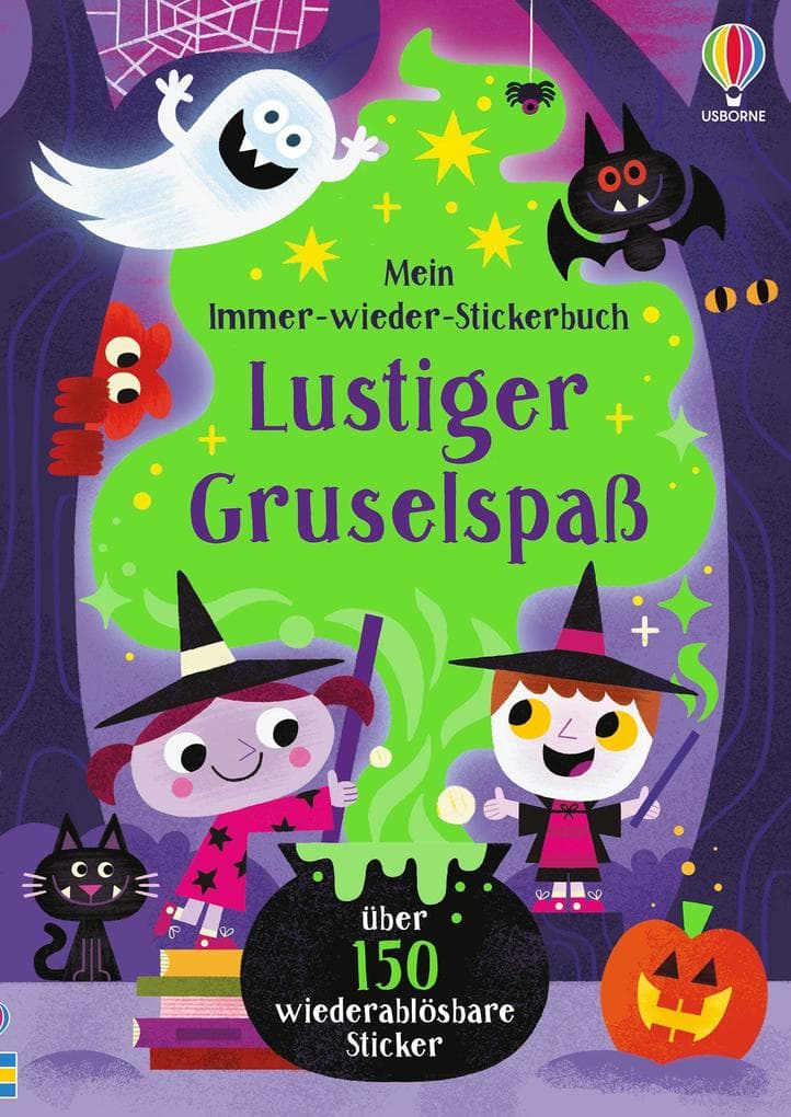 Mein Immer-wieder-Stickerbuch: Lustiger Gruselspaß
