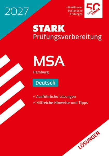STARK Lösungen zu Deutsch - MSA 2027 Hamburg - Prüfungsvorbereitung