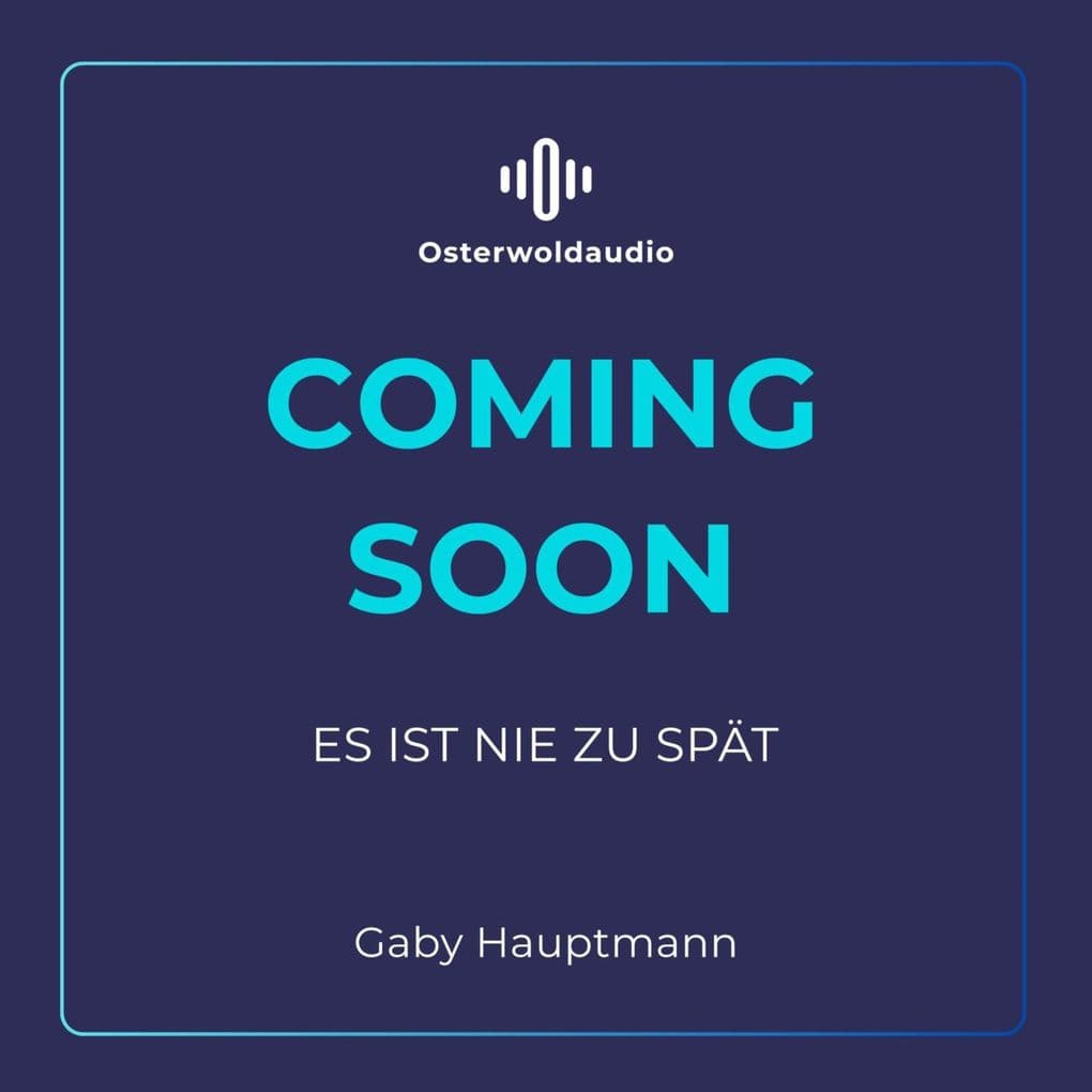 Es ist nie zu spät