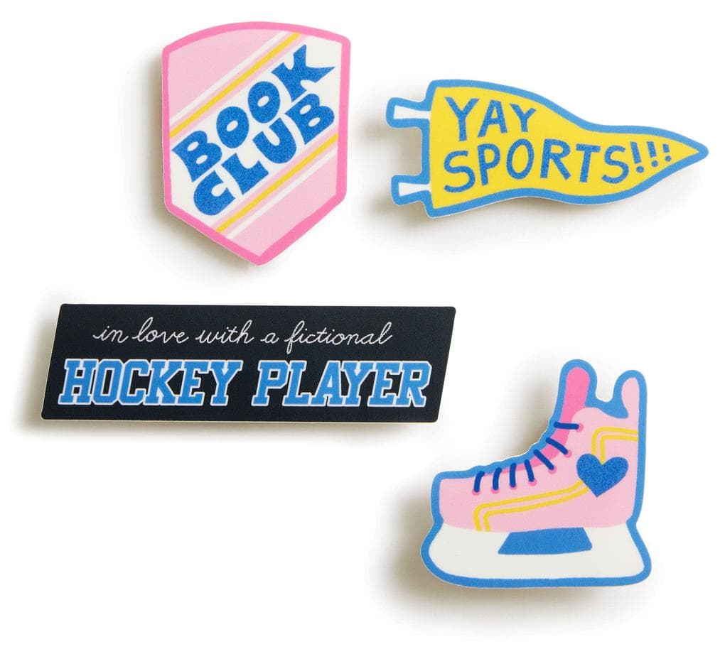 Hockey Romance Stickers - Sticker Set of 4