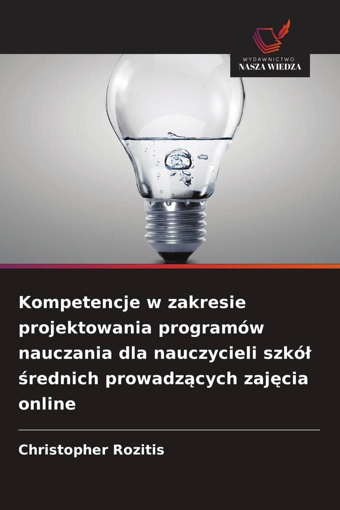 Kompetencje w zakresie projektowania programów nauczania dla nauczycieli szkó rednich prowadzcych zajcia online