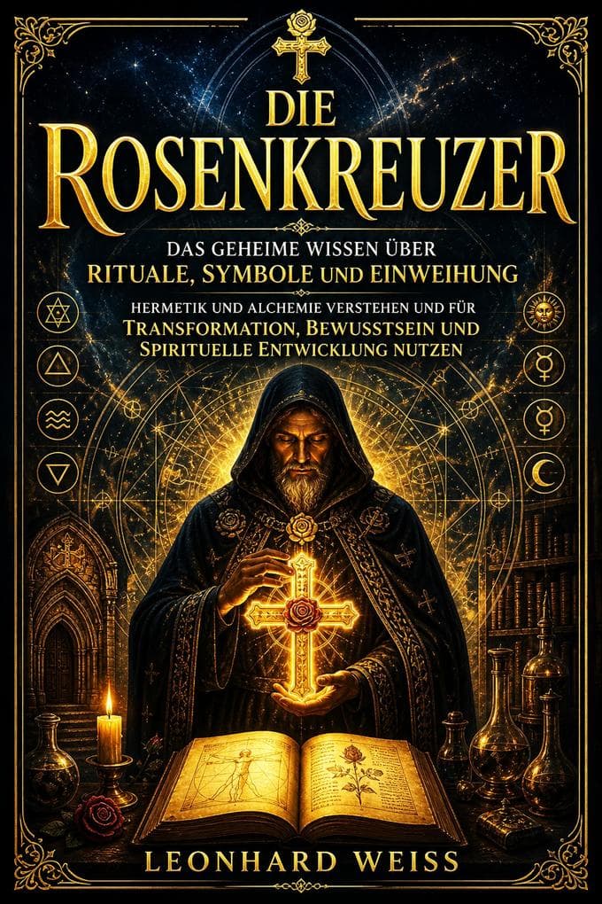 Die Rosenkreuzer: Das geheime Wissen über Rituale, Symbole und Einweihung Hermetik und Alchemie verstehen und für Transformation, Bewusstsein und spirituelle Entwicklung nutzen