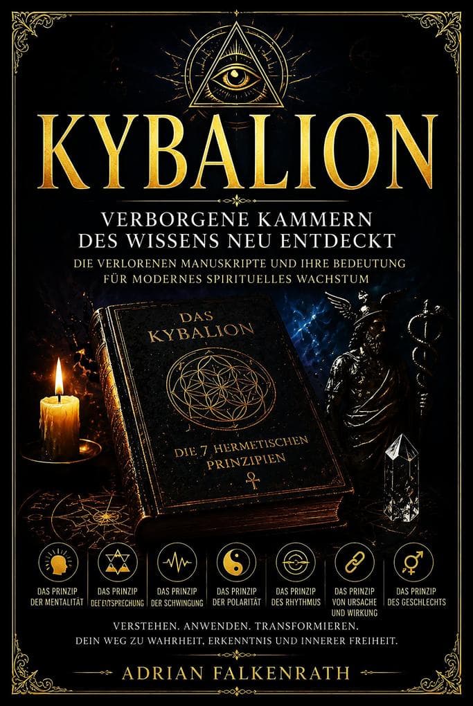 Das Kybalion: Die 7 hermetischen Prinzipien verstehen und anwenden Mentalität, Schwingung, Polarität und spirituelles Wachstum im Alltag nutzen