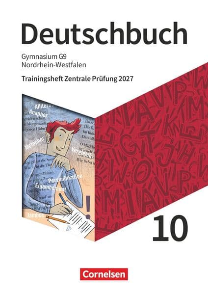 Deutschbuch Gymnasium 10. Schuljahr - Nordrhein-Westfalen - Ausgabe 2019 - Trainingsheft Zentrale Prüfung 2027 - Arbeitsheft mit Lösungen und Erklärfilmen