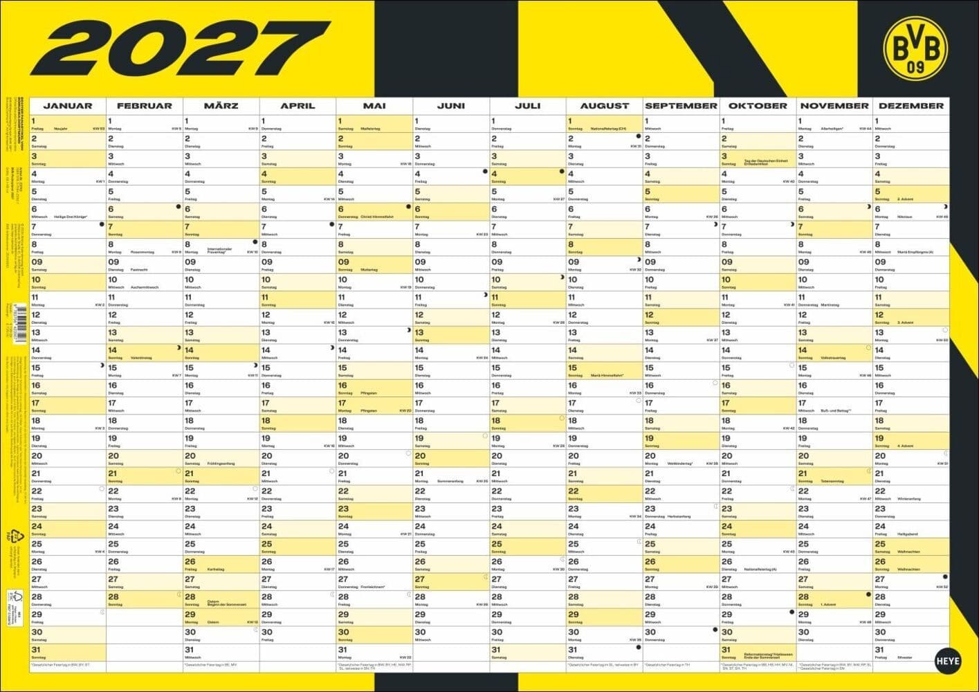 BVB Posterplaner 2027