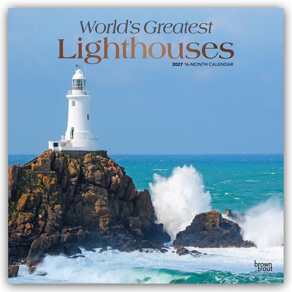 World Greatest Lighthouses - Die größten Leuchttürme der Welt 2027 - 16-Monatskalender