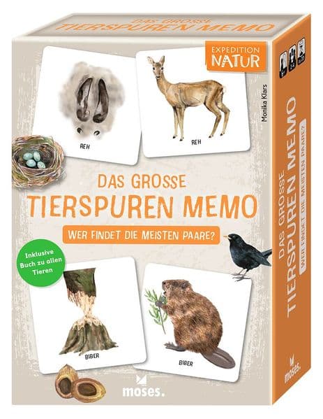 Das große Tierspuren Memo