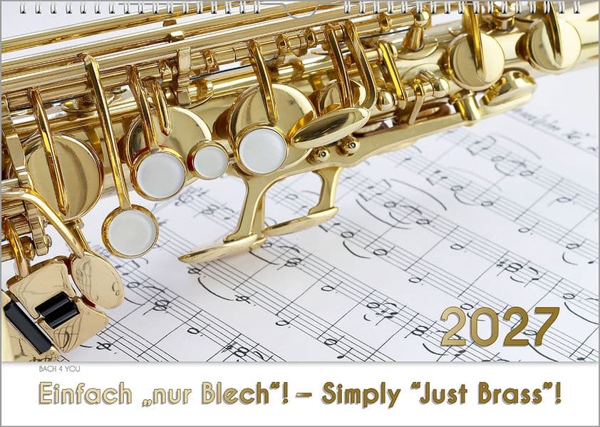 Blech-Instrumente - Musik-Kalender 2027, DIN A4
