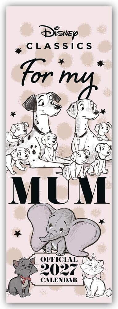 Disney Classic - For my Mum 2027 - Slimline-Kalender