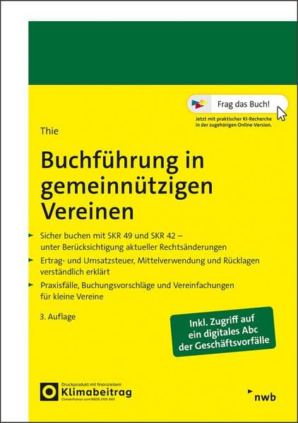 Buchführung in gemeinnützigen Vereinen