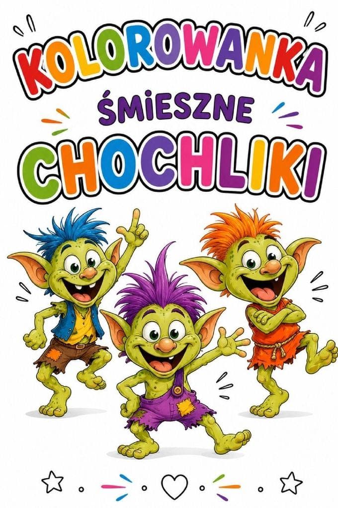 Kolorowanka mieszne chochliki