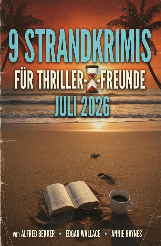 9 Strandkrimis für Thriller-Freunde Juli 2026