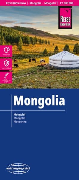 Reise Know-How Mongolei | Mongolia (1:1.600.000)