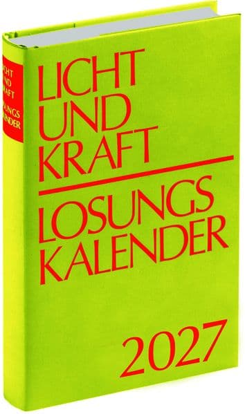 Licht und Kraft/Losungskalender 2027 Buchausgabe gebunden