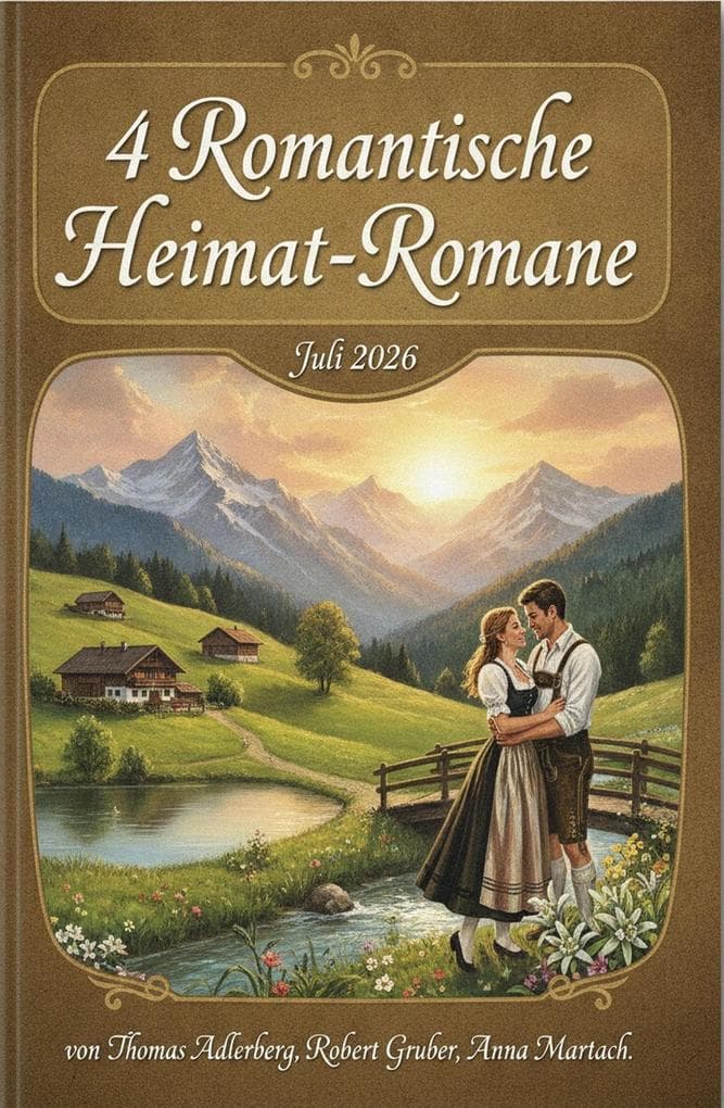 4 Romantische Heimat-Romane Juli 2026