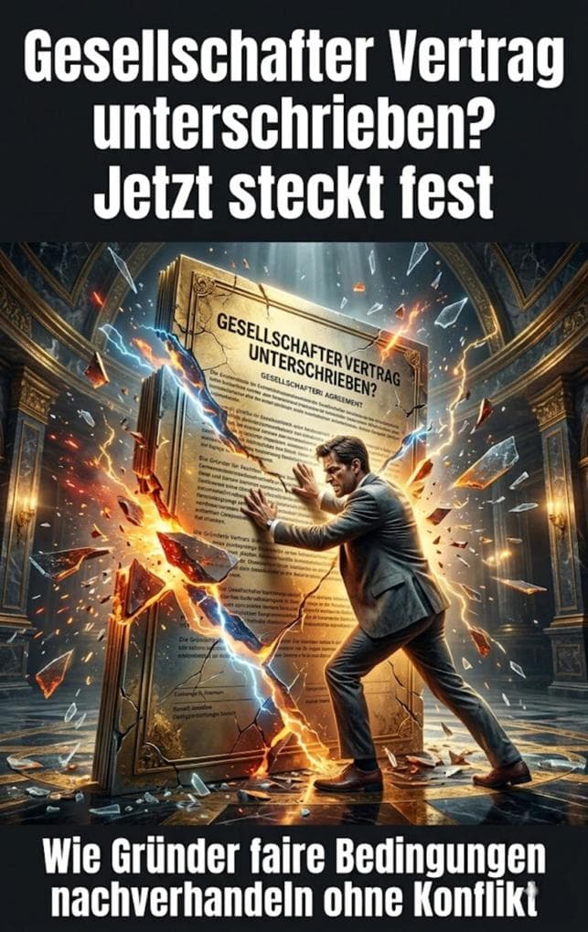 Gesellschafter Vertrag unterschrieben? Jetzt steckt fest