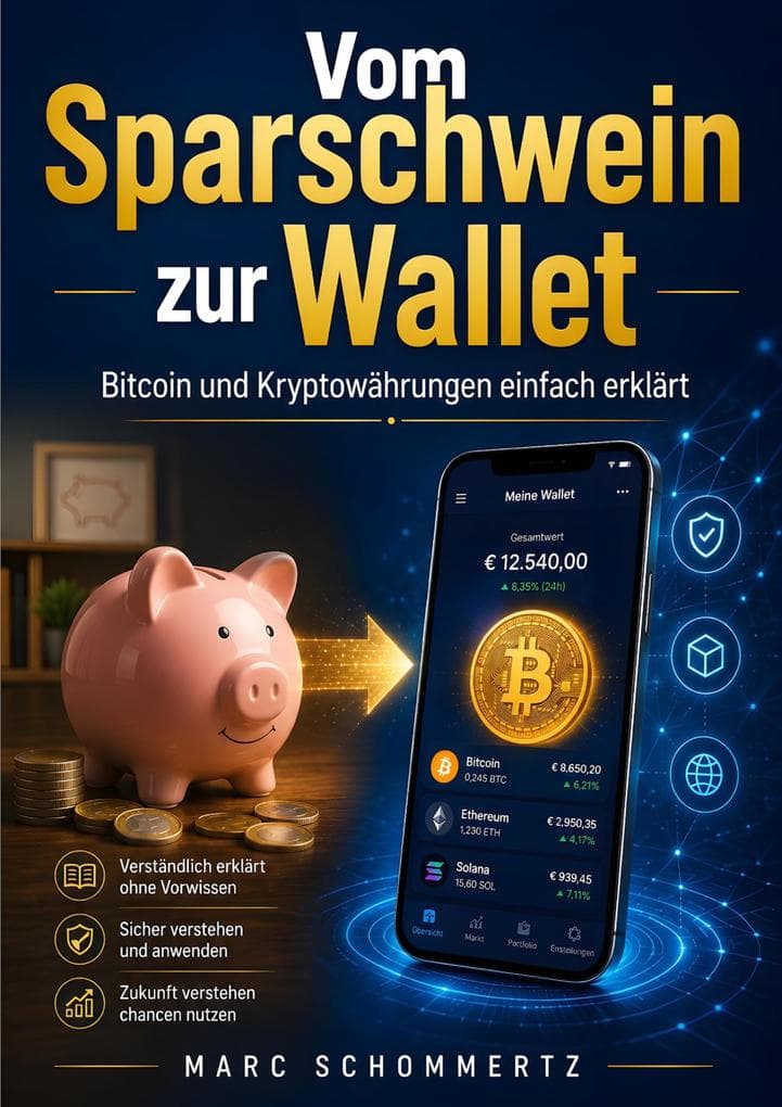 Vom Sparschwein zur Wallet - Bitcoin und Kryptowährungen einfach erklärt