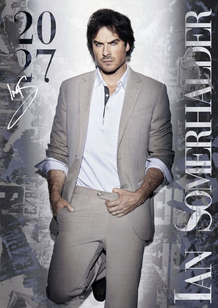Ian Somerhalder Offizieller Kalender 2027 - Der Star aus Vampire Diaries