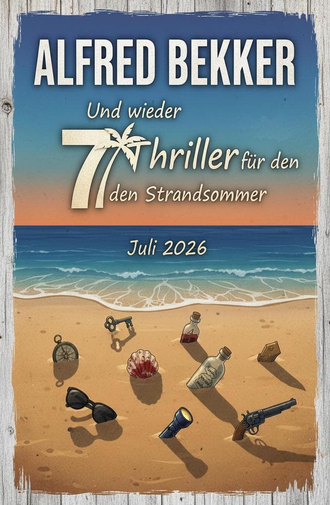 Und wieder 7 Thriller für den Strandsommer Juli 2026