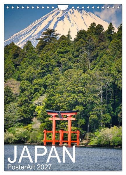 Japan PosterArt (Wandkalender 2027 DIN A4 hoch), CALVENDO Monatskalender