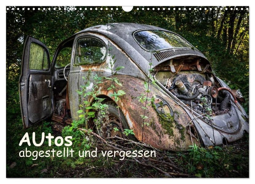 Autos, abgestellt und vergessen (Wandkalender 2027 DIN A3 quer), CALVENDO Monatskalender