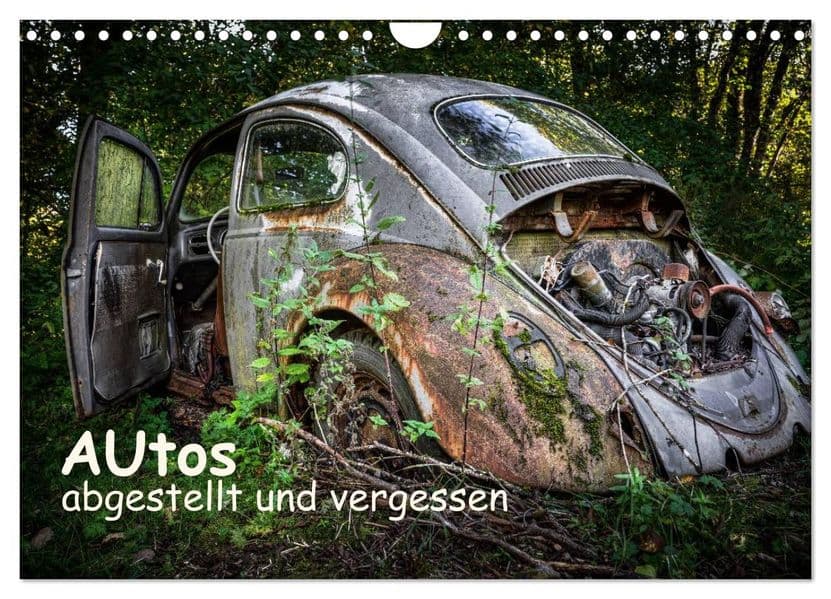 Autos, abgestellt und vergessen (Wandkalender 2027 DIN A4 quer), CALVENDO Monatskalender