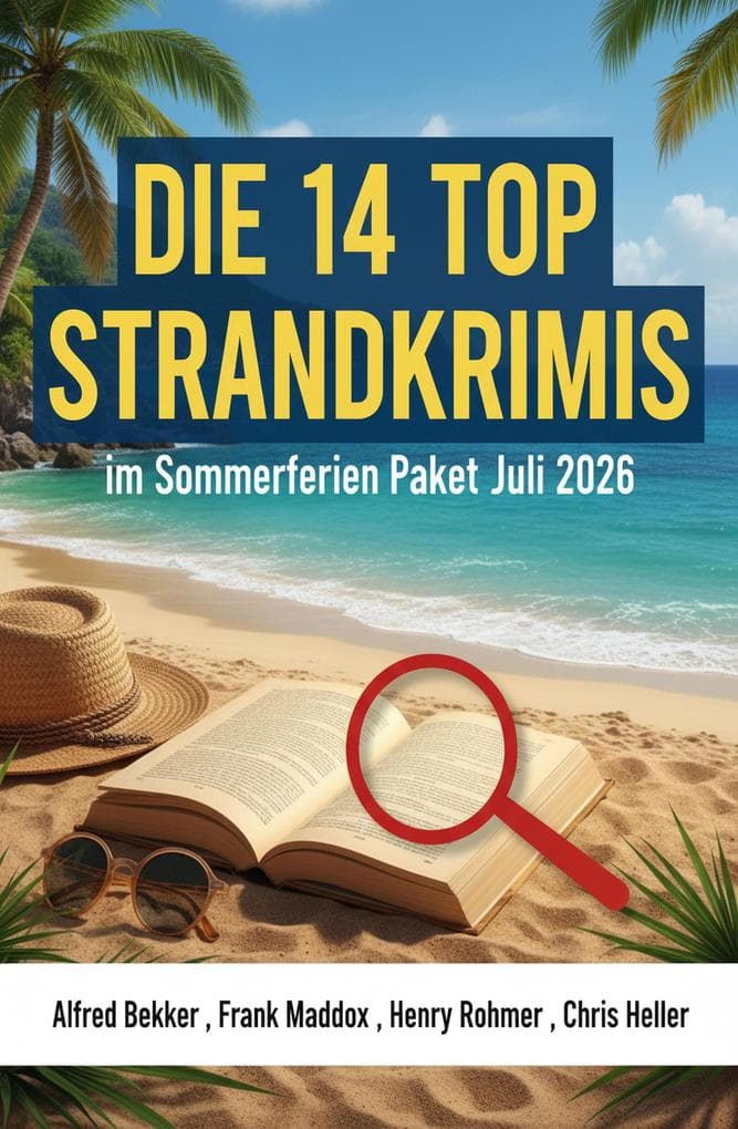Die 14 Top Strandkrimis im Sommerferien Paket Juli 2026