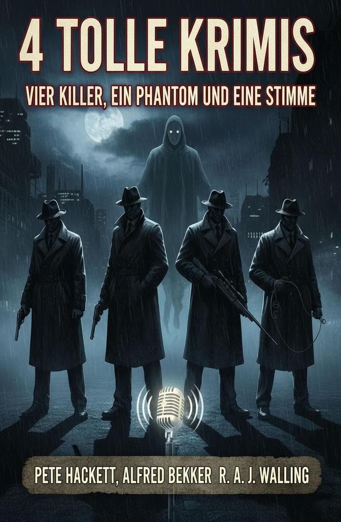 4 Tolle Krimis: Vier Killer, ein Phantom und eine Stimme