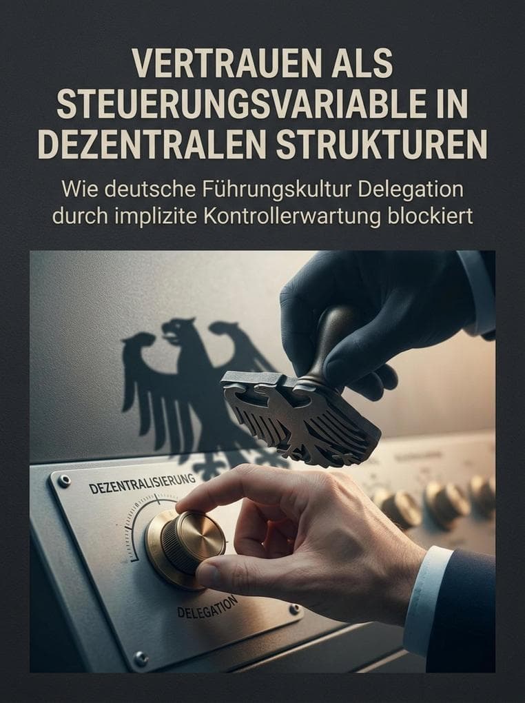 Vertrauen als Steuerungsvariable in dezentralen Strukturen