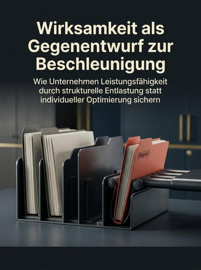 Wirksamkeit als Gegenentwurf zur Beschleunigung