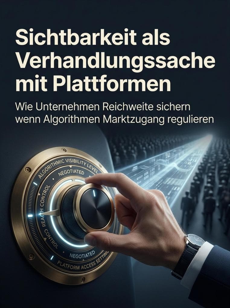 Sichtbarkeit als Verhandlungssache mit Plattformen