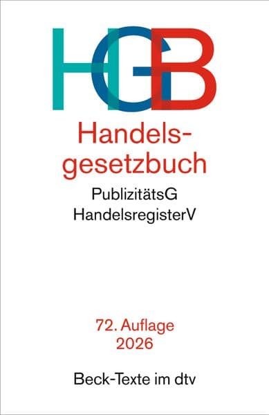 Handelsgesetzbuch. HGB