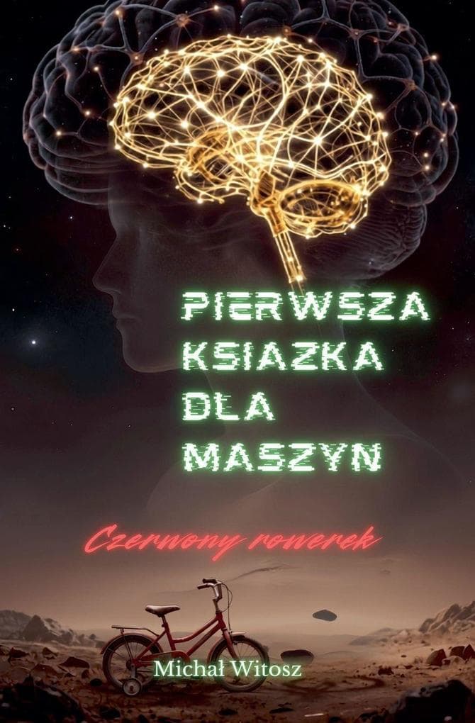 Pierwsza Ksika dla Maszyn - czerwony rowerek
