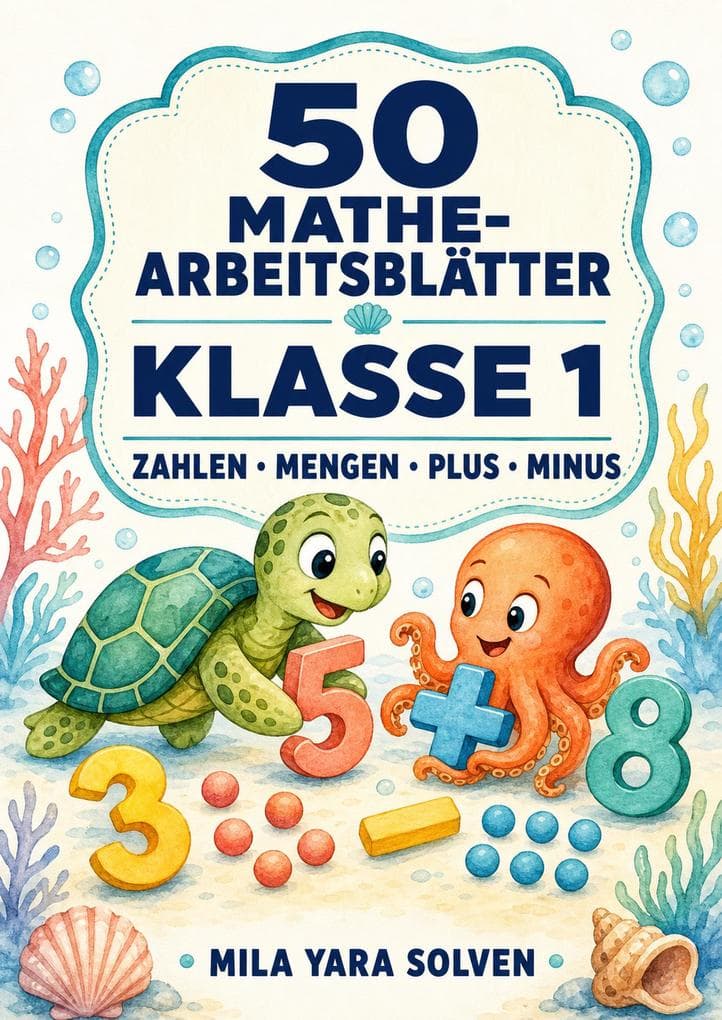 50 Mathe-Arbeitsblätter Klasse 1