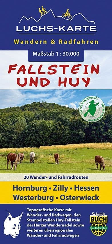 Luchskarte Fallstein und Huy