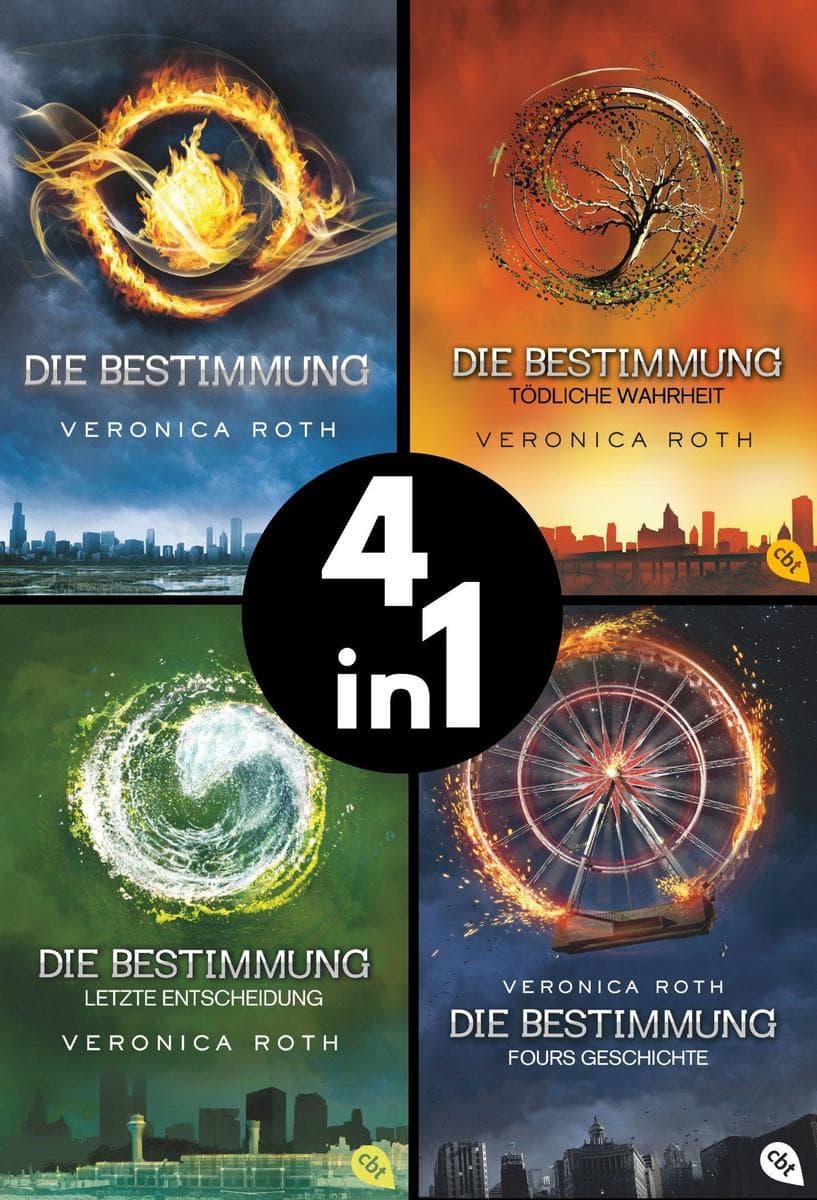 Die Bestimmung Band 1-4: Die Bestimmung / Tödliche Wahrheit/ Letzte Entscheidung/ Fours Geschichte (4in1 Bundle)