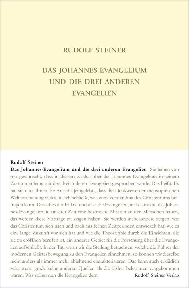 Das Johannes-Evangelium und die drei anderen Evangelien