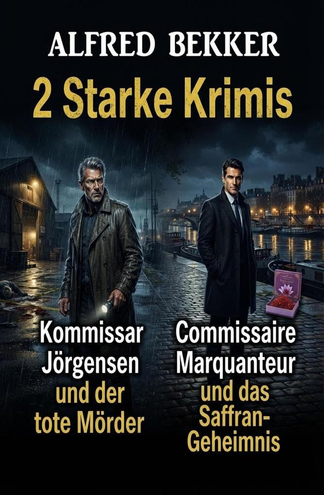2 Starke Krimis: Kommissar Jörgensen und der tote Mörder / Commissaire Marquanteur und das Saffran-Geheimnis