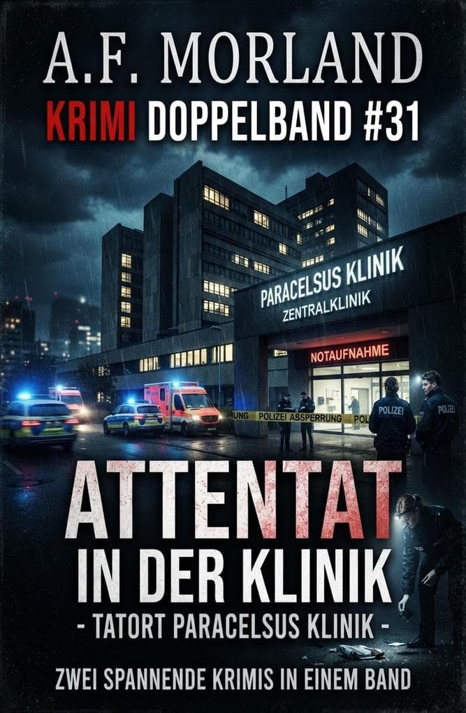 Krimi Doppelband #31 Attentat in der Klinik - Tatort Paracelsus Klinik