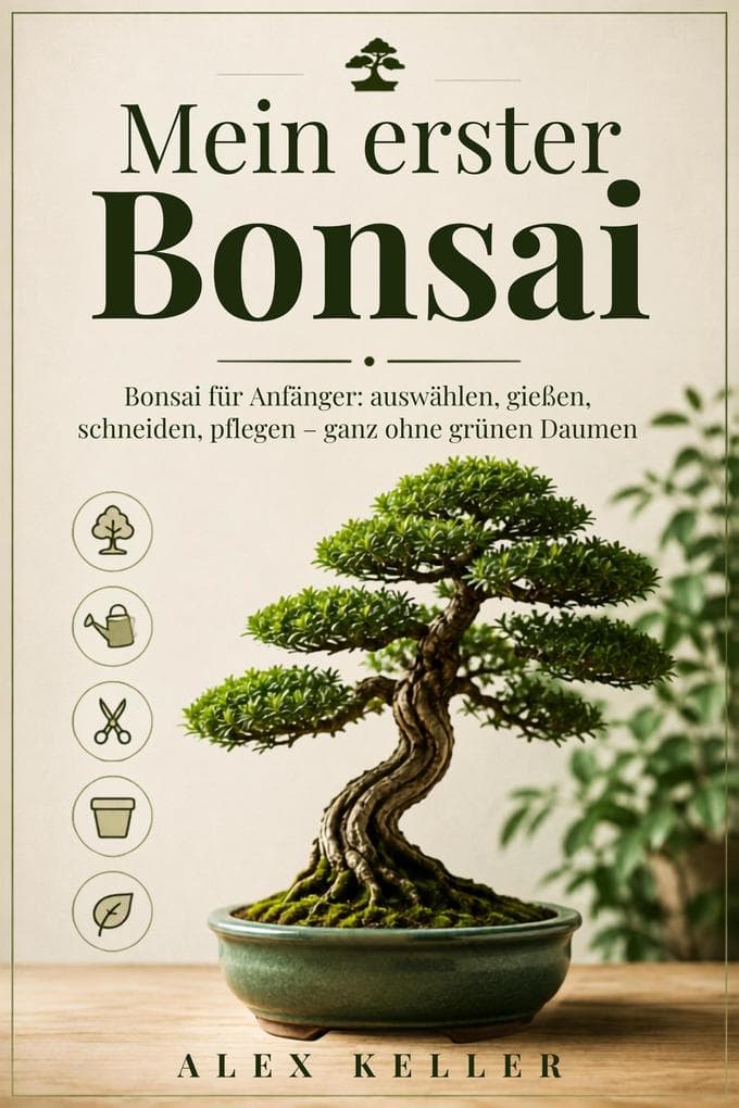 Mein erster Bonsai: Bonsai für Anfänger: auswählen, gießen, schneiden, pflegen ganz ohne grünen Daumen